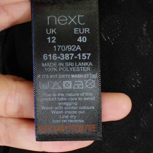 SOLD OUT!!   Next Sheer Lurex Swiss Dot Blouse - Picture 8 of 8